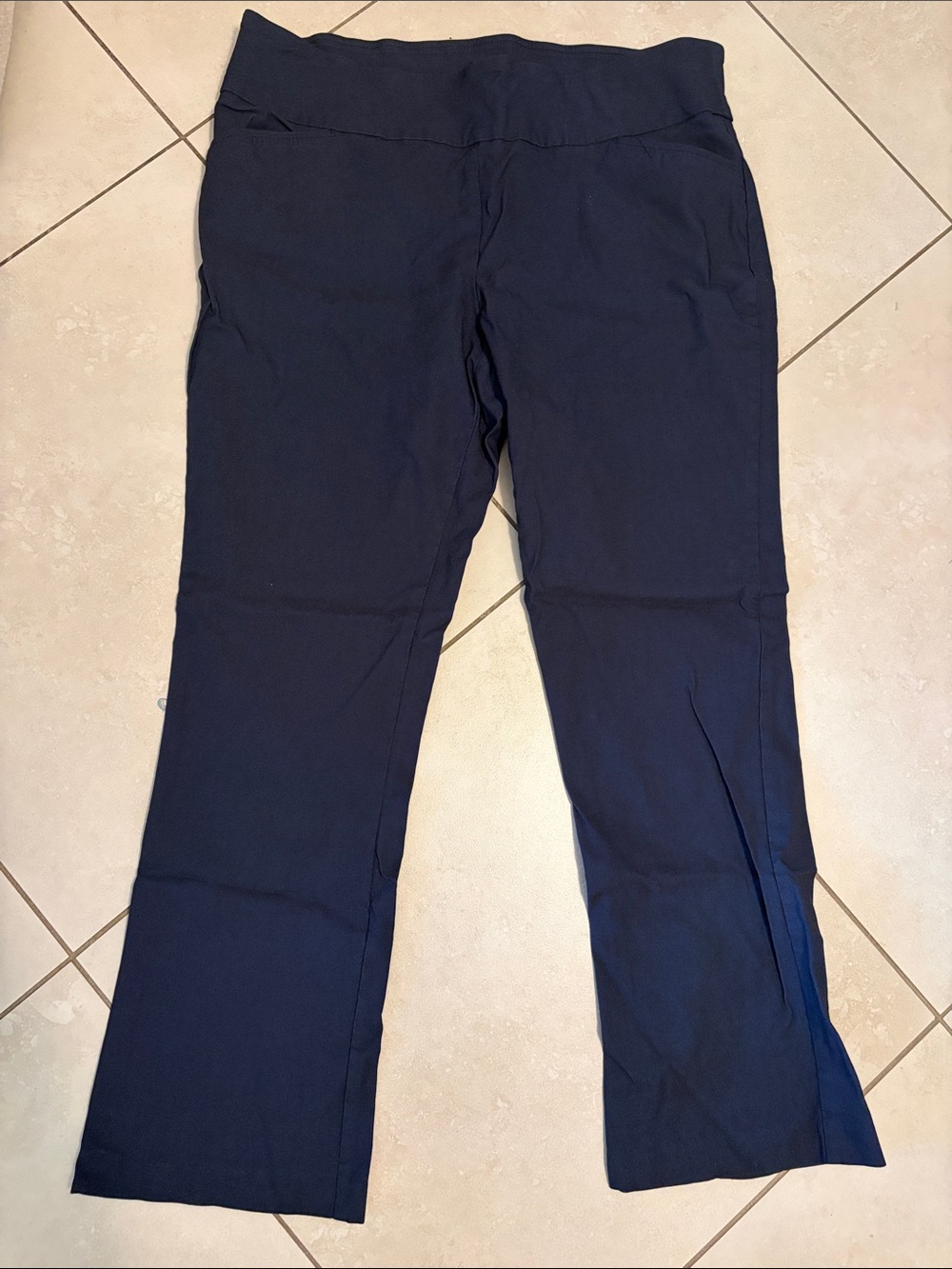 Counterparts Navy Stretch Bootcut Pants